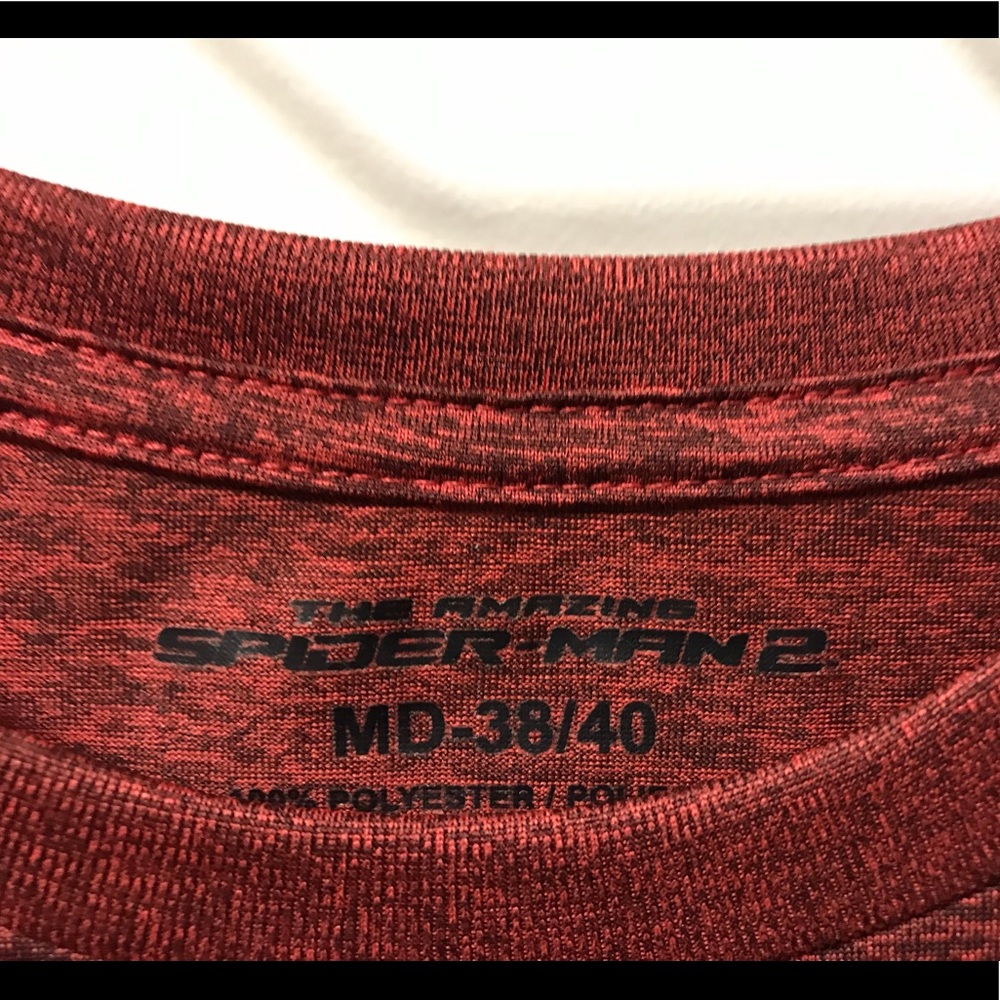 Amazing Spider Man 2 Red Polyester Shirt! - Picture 6 of 10